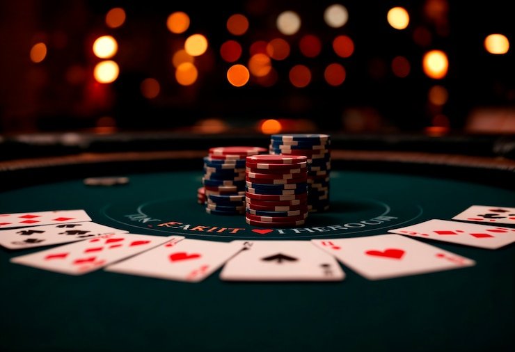 Tampilan Blackjack Satu Dek MH di aladin66 mobile
